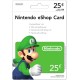 Nintendo eShop Prepaid Card 25 EUR